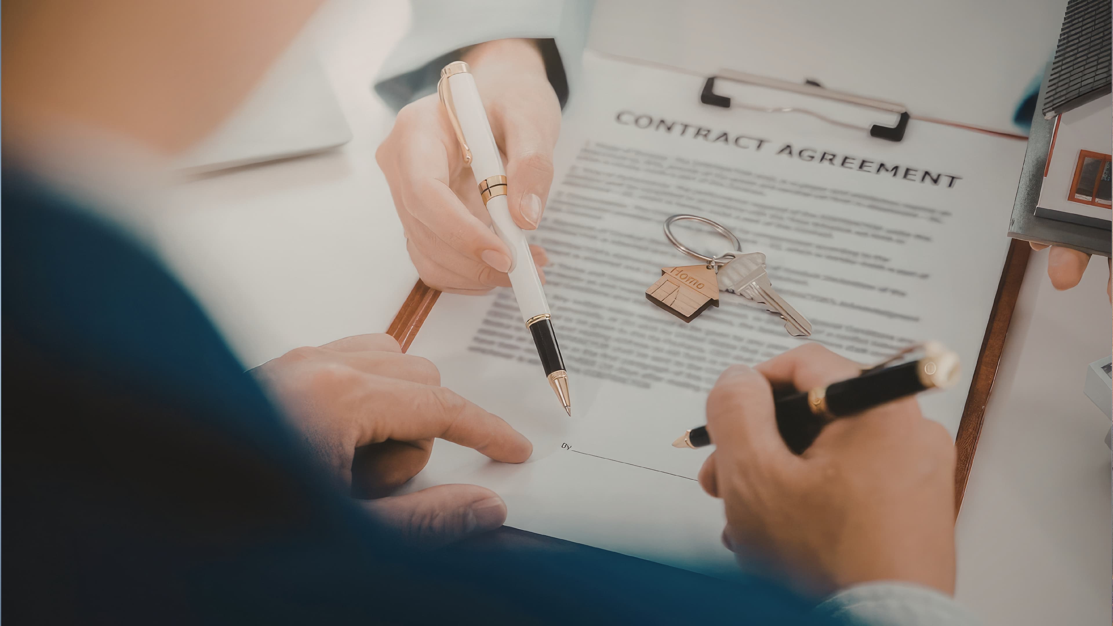 Contract signing Cyprus property